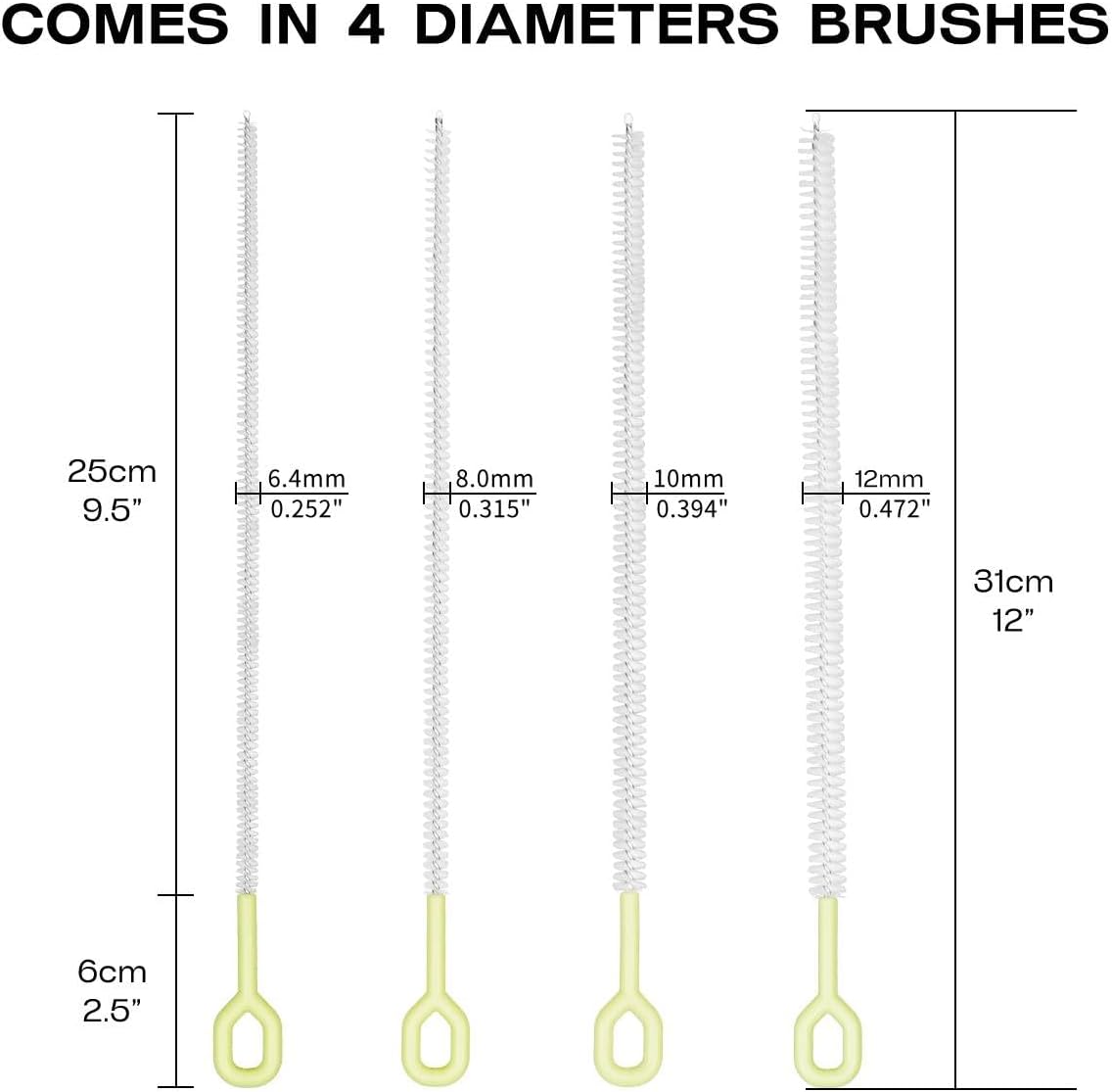 BRUSH FAMILY 12 Inch Straw Clean Brush Set