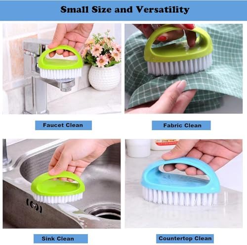 2 Pack Heavy Duty Scrub Brushes for Multi-Purpose Cleaning