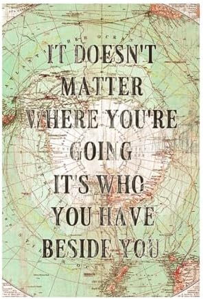 Antique World Map Wall Decal for Home Office 22in