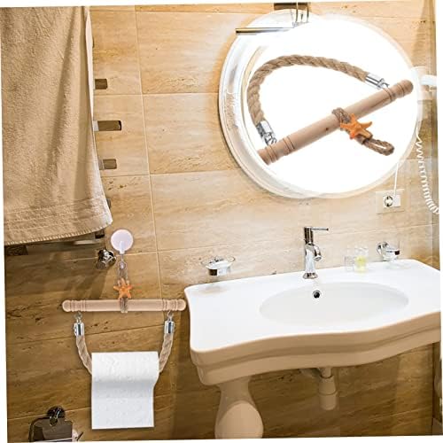 DOITOOL Nautical Themed Toilet Paper Holder Wall Mount