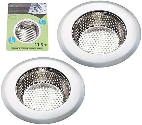 2PCS Stainless Steel Kitchen Sink Strainer 45 Diameter