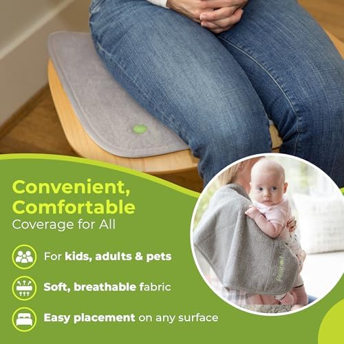 PeapodMats Incontinence Pads 15x15 for Chair Bed Use