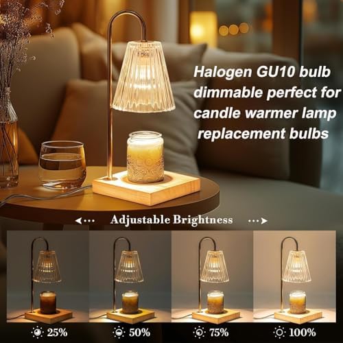 Vinaco GU10 Halogen Bulb 6 Pack Dimmable Warm White 2800K