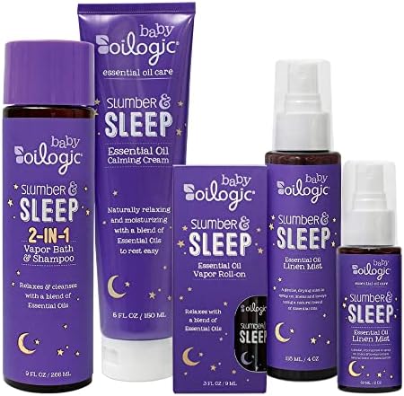 Oilogic Sleep Slumber Baby Bath Set 5-Pack