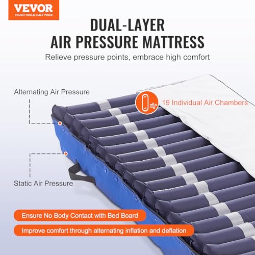 VEVOR Alternating Air Pressure Mattress with Electric Pump 1