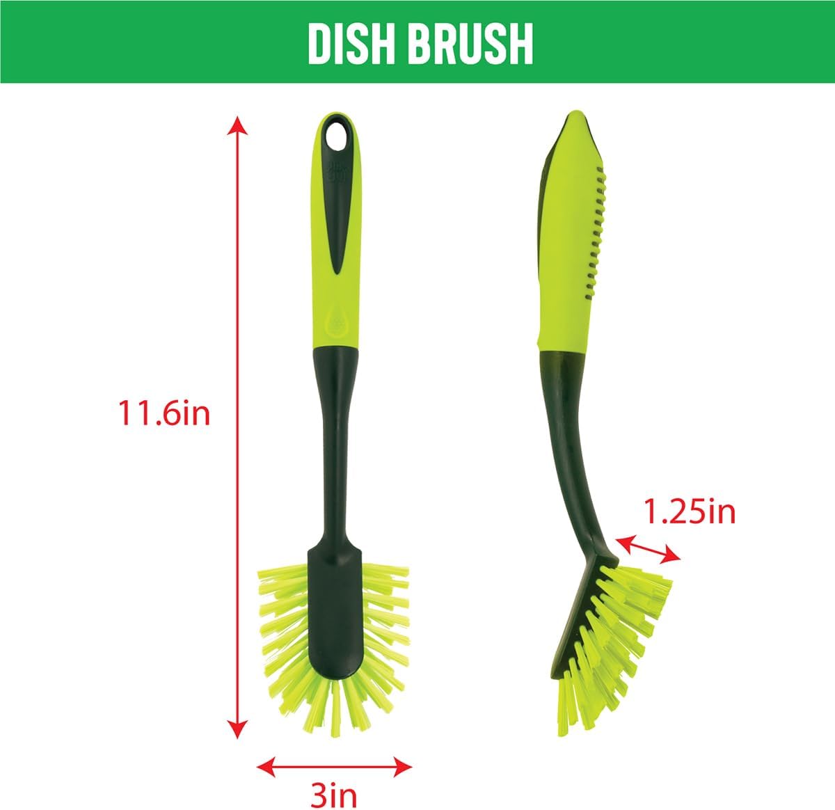 Pine-Sol Scrub Brush Set - 2 Piece Heavy Duty