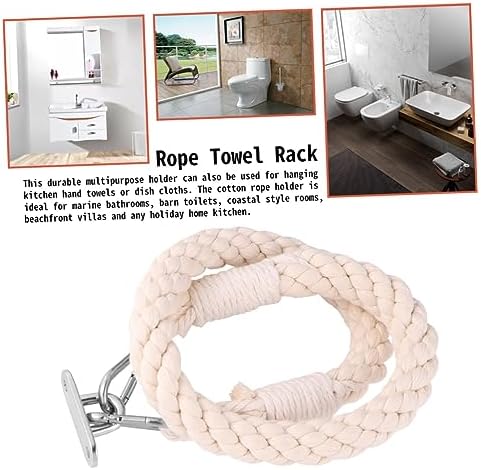 Nautical Rope Toilet Paper Holder with Bracket
