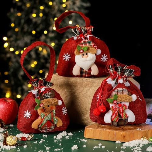 Altsuceser Christmas Gift Bag with Reusable Design