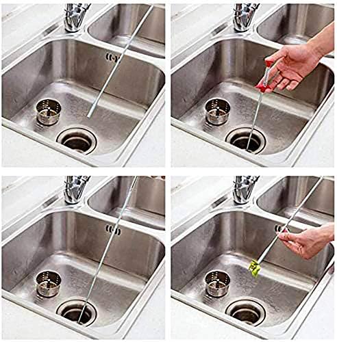 Domejo Drain Snake 79 Inch Flexible Clog Remover