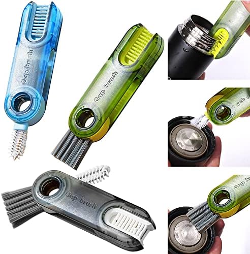 XANGNIER 3 in 1 Multipurpose Bottle Cleaner Brush 3 Pack
