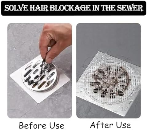15Pack Disposable Shower Hair Catcher Waterproof Stickers