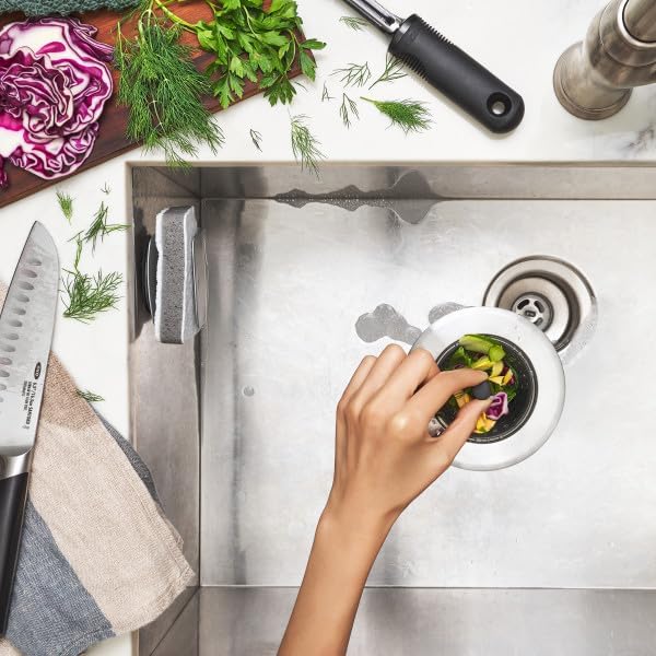OXO Good Grips Silicone Sink Strainer Black