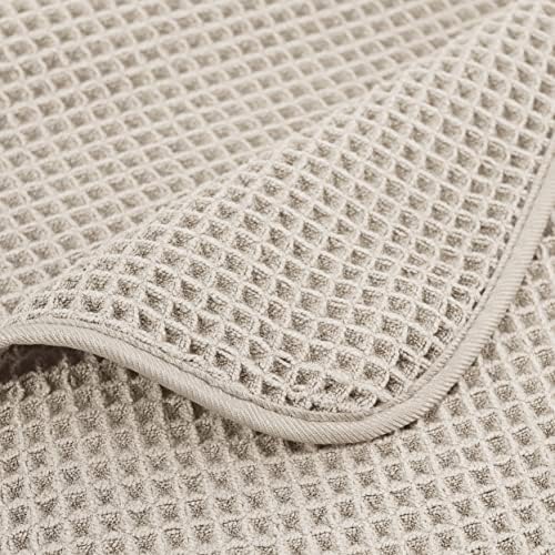 POLYTE Microfiber Bath Towel 60 x 30 in 4 Pack Beige 1
