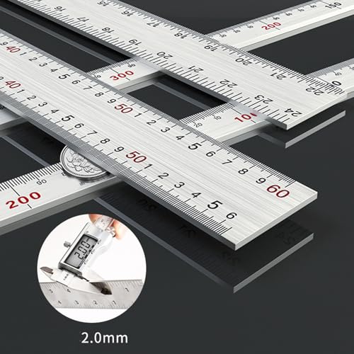 Stainless Steel Framing Square L Shape Ruler for Woodworking and Engineering