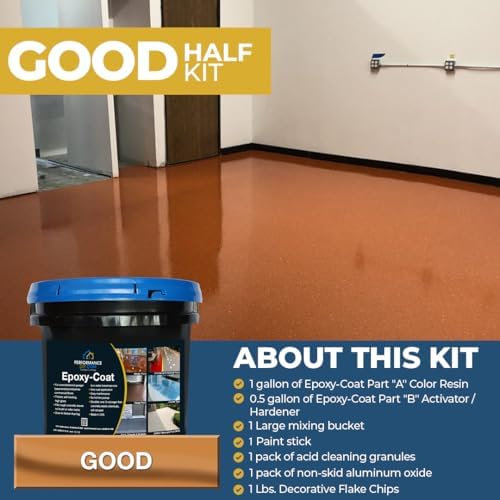 Epoxy-Coat PerformanceDIY Good Half Kit Epoxy Floor Coating
