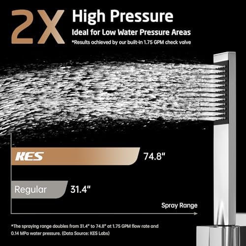 KES Chrome Bathroom Sink Drain with Overflow Hole and Hair Catcher