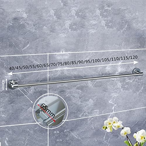 Stainless Steel Wall Mounted Towel Bar 40cm-120cm