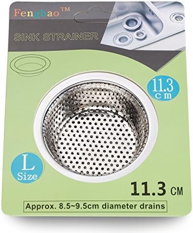 2PCS Stainless Steel Kitchen Sink Strainer 45 Diameter
