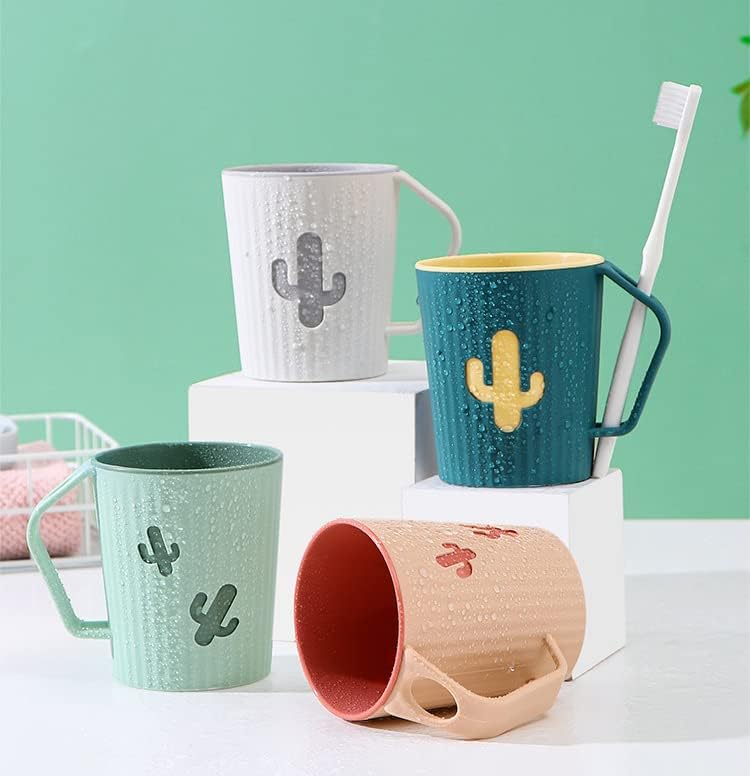 2pcs Childrens Bathroom Mouthwash Cup with Cartoon Design
