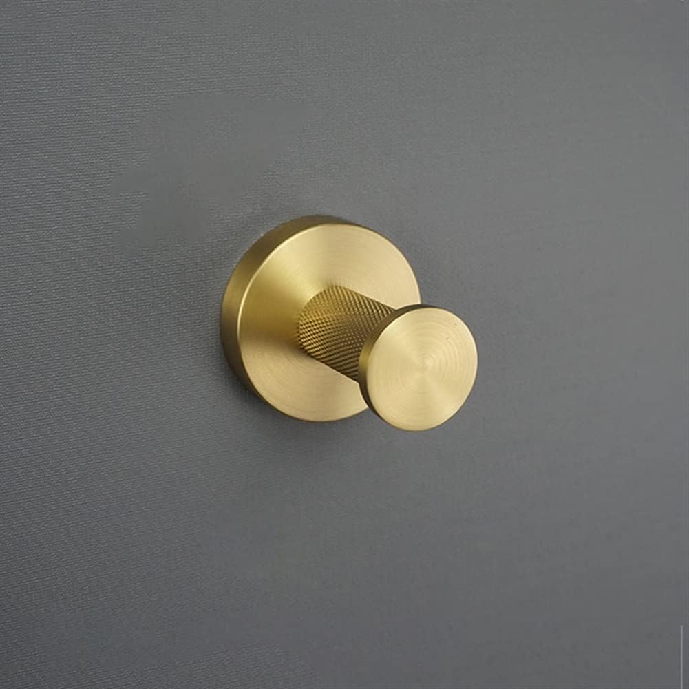 ANNBKA Brushed Gold Towel Bar with Robe Hook