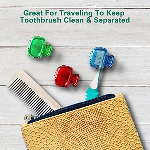 Mspan Toothbrush Cover - 4 Pack Protective Cap