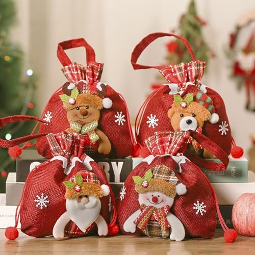 Altsuceser Christmas Gift Bag with Reusable Design