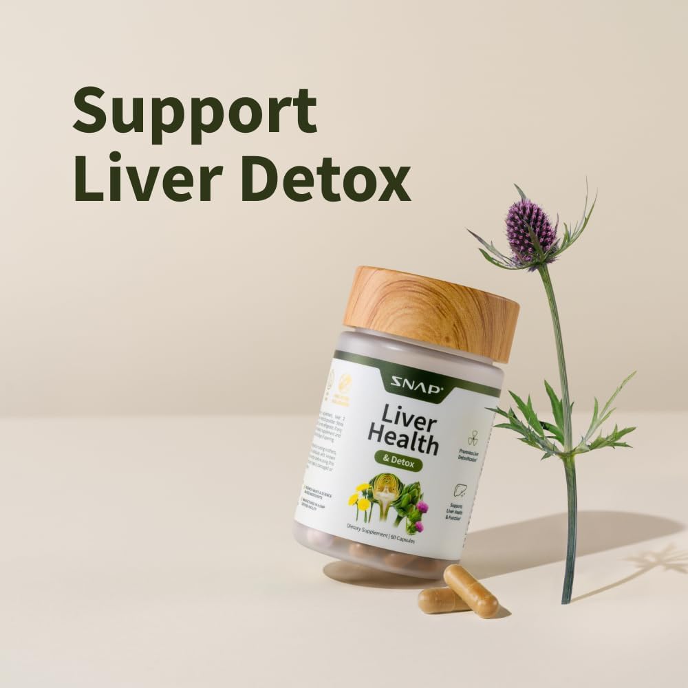 Snap Supplements Liver Detox Support 60 Capsules