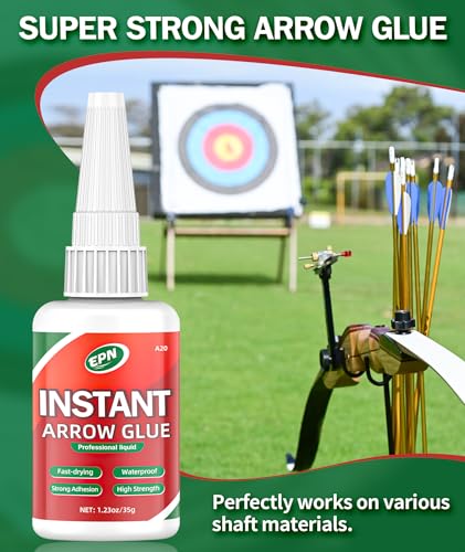 EPN Arrow Fletching Glue 35g Clear Bonding for Arrows