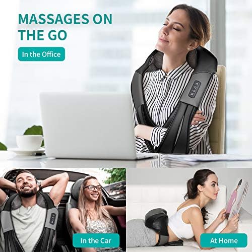 Nekteck Shiatsu Neck and Back Massager with Heat 1