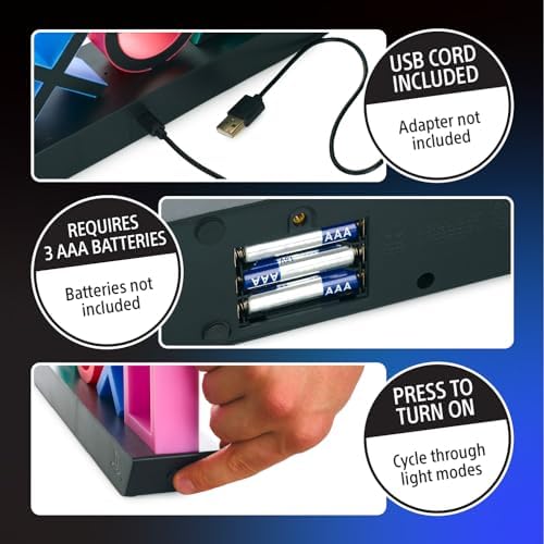 Paladone PlayStation Controller Icons Light - 3 Modes