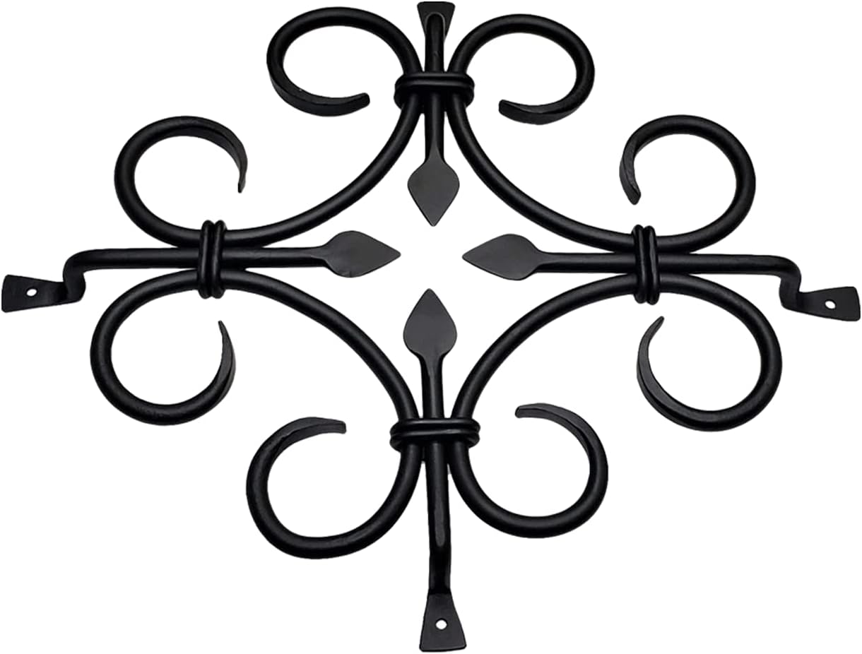 Prima Decorative Hardware Gate Speakeasy Grille - Black Iron 14x12x2