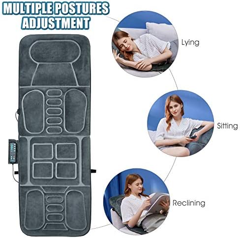 ERGOMASTER Massage Mat with 10 Motors and Heat 1