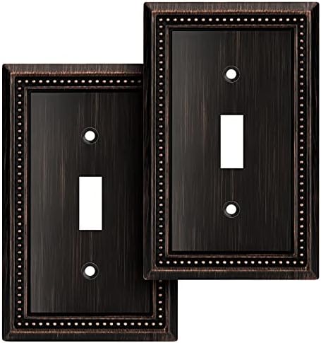 Henne Bery Sunken Pearls Wall Plate 2 Pack Aged Bronze