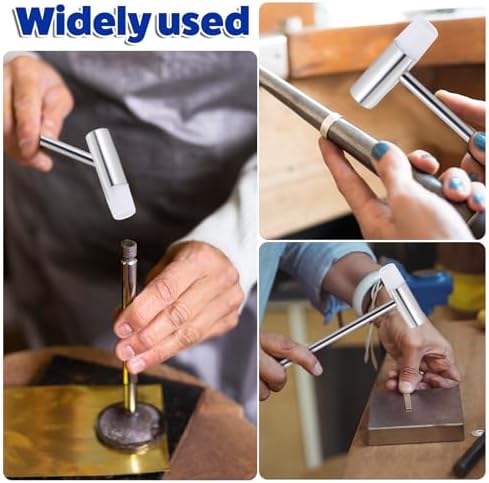 Dual Head Mini Hammer Tool with Plastic and Metal Ends