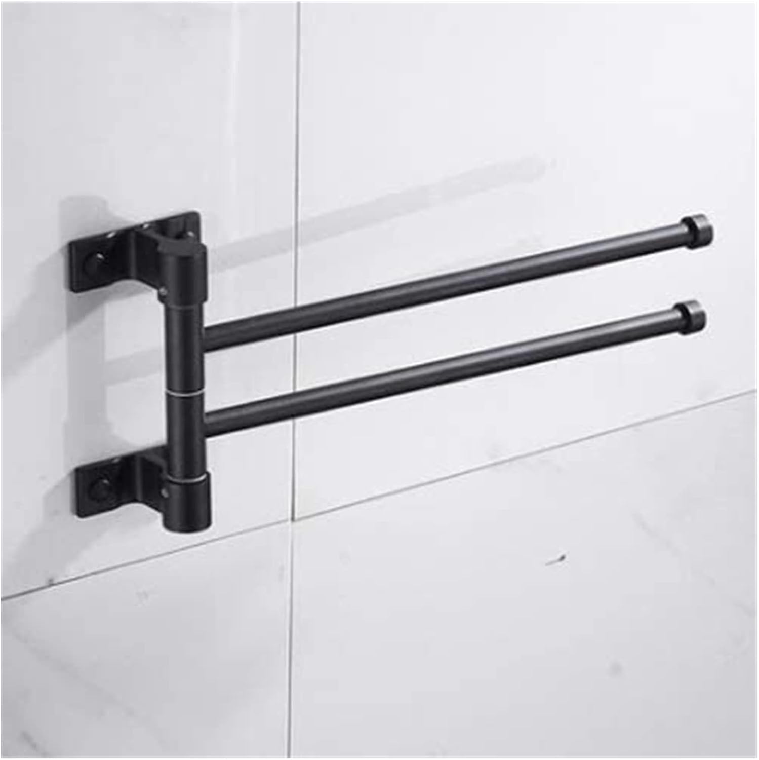 ALDEPO Space-Saving Folding Towel Rail