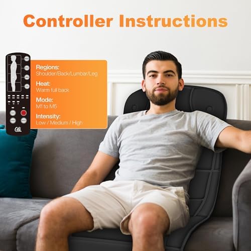 CILI Full Body Massage Mat with Heat and Vibration