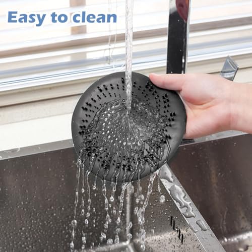 Pilarmuture 2Pcs Hair Catcher Drain Cover for Bath and Sink