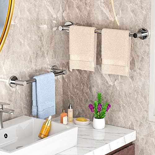 Stainless Steel Towel Bar Rail 30cm Polished Silver Modern Design