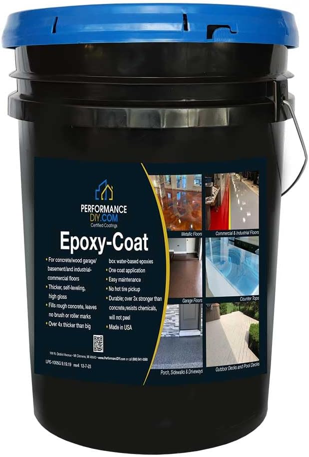 Epoxy Floor Kit - Taupe Base with Beige Flakes - 500 sqft Coverage