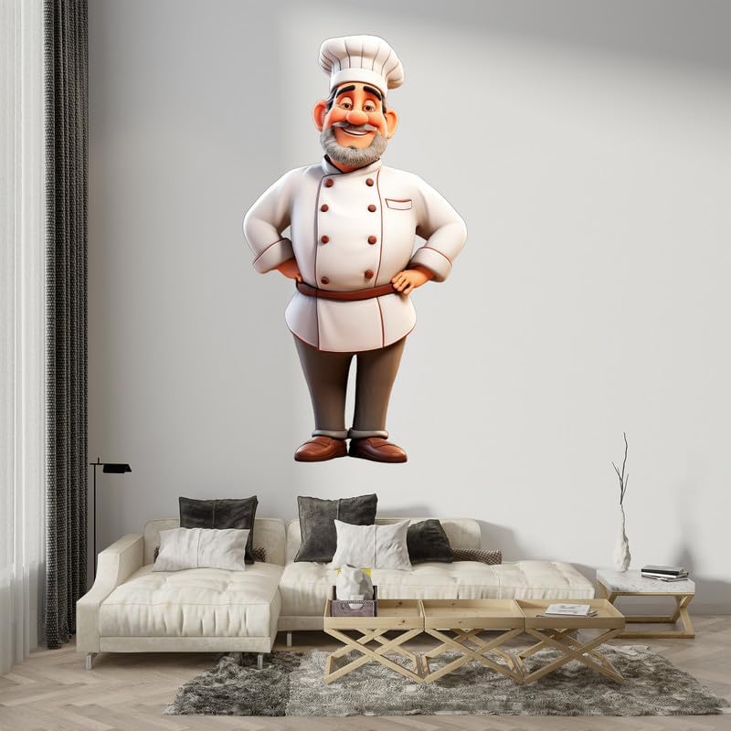 Chef Decals Peel Stick Wall Vinyl Stickers