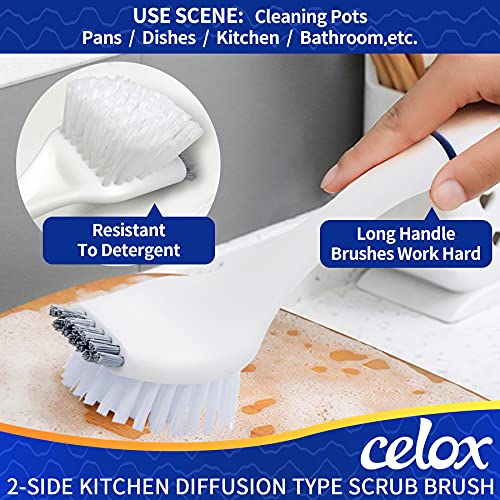 CELOX 5 Pack Deep Cleaning Brush Set with Hanging Holes