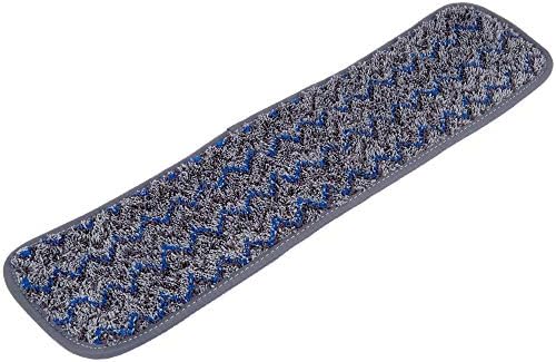Rubbermaid HYGEN Microfiber Wet Mop Head Pad 18 inch Grey