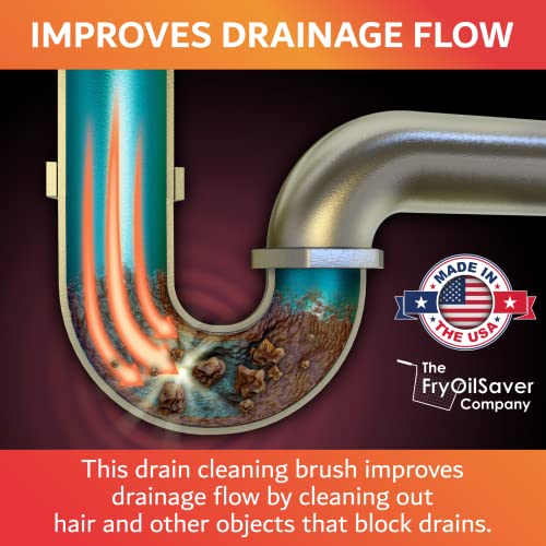 48 Flexible Drain Brush for Sinks AC Lines