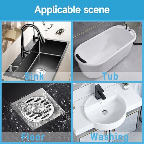 30PCS Disposable Shower Hair Catcher for Bathroom Sink and Drain