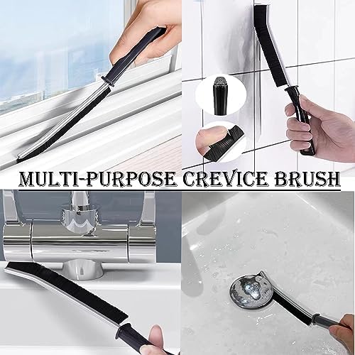 9 Pcs Hard Bristle Crevice Cleaning Brush Set