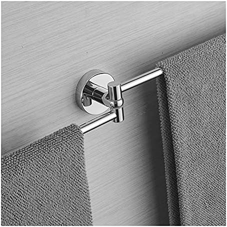 ANNBKA Rotating Towel Bar with Double Ring Holder