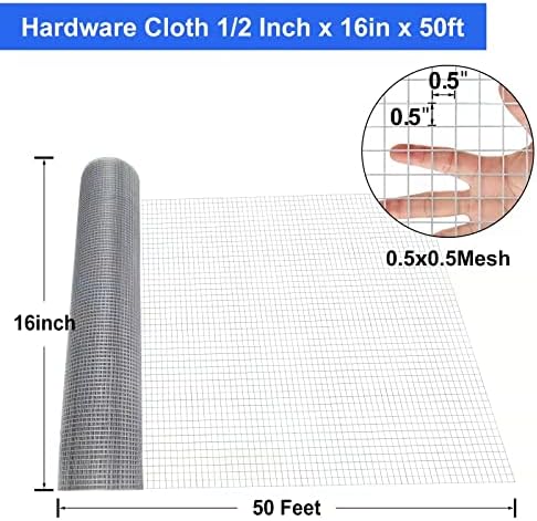 Land Guard 19 Gauge Galvanized Hardware Cloth Roll