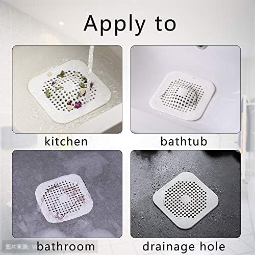 HSP-HSWITI Drain Hair Catcher with Suction Cups 2 Pack
