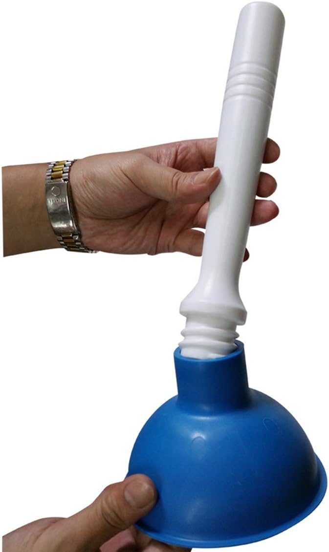 Coralpearl 9 Inch Short Handle Drain Plunger
