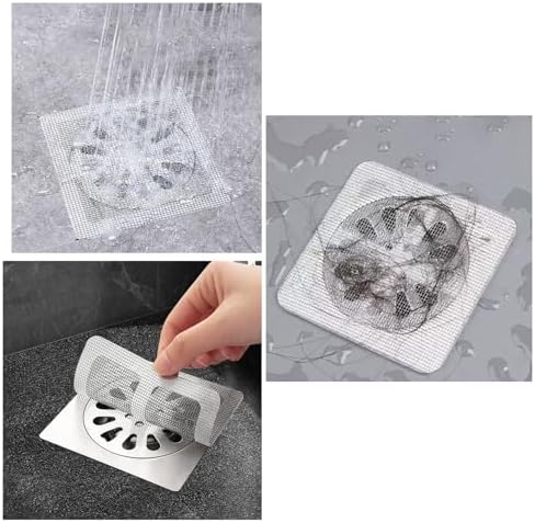 KDUPUP Disposable Hair Catcher Drain Cover Stickers